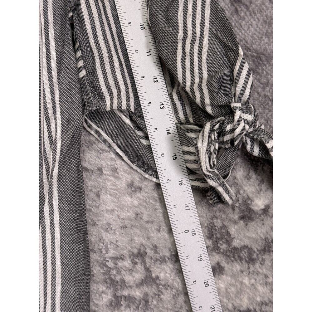 Indah Dress XS Womens Striped Woven Dolman Tie Waist Mini Resort Wear - Picture 5 of 8